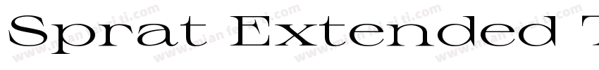 Sprat Extended Thin字体转换
